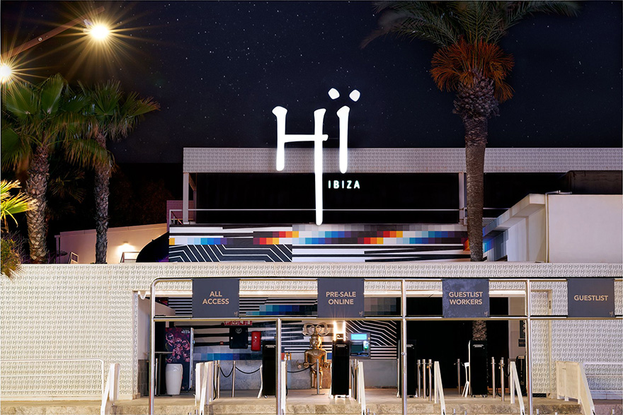 Felipe Pantone gives Ibiza club a bold and colourful new look